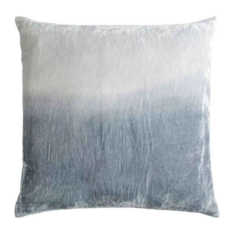 Seaglass Dip Dyed Velvet Pillow by Kevin OBrien Studio