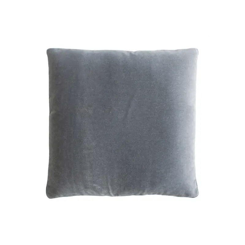Silver & Jade Mohair Pillows by Kevin O'Brien Studio