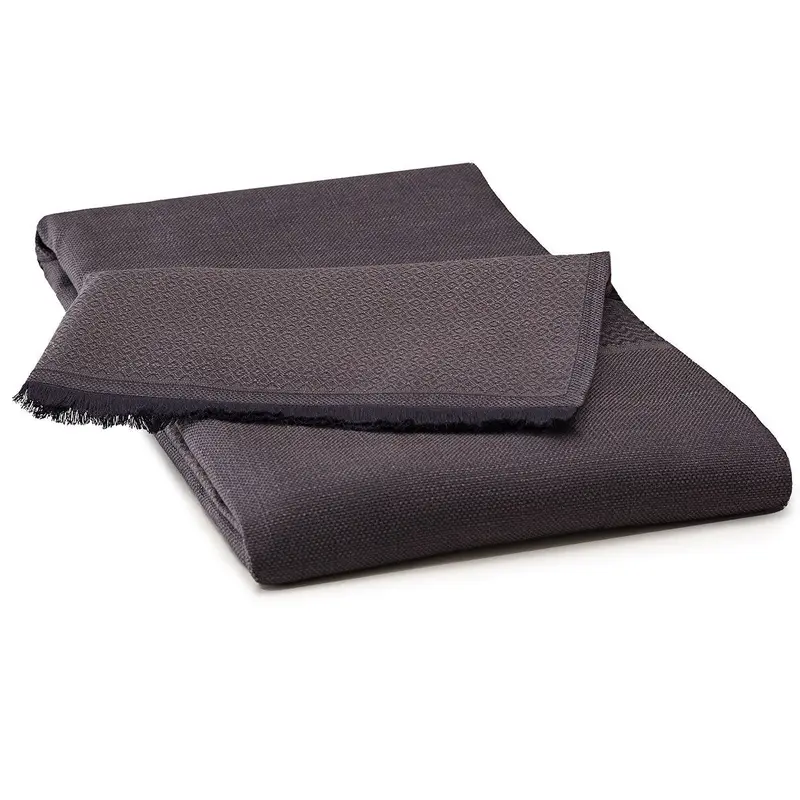 Slow Life Carbon Throw by Le Jacquard Franais