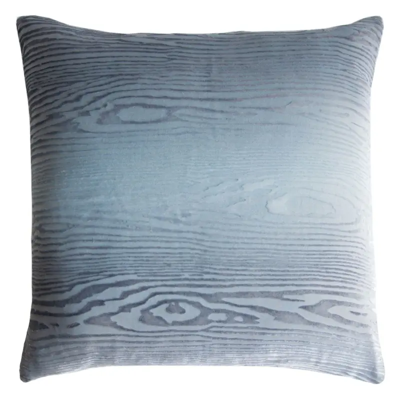 Woodgrain Velvet Dusk Pillows by Kevin OBrien Studio