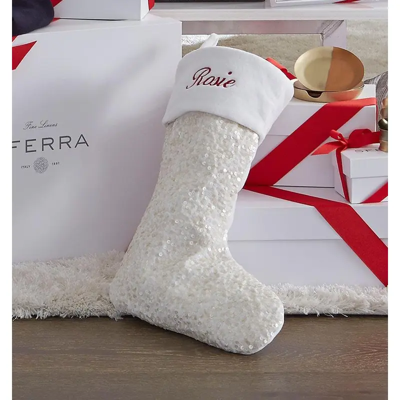 Blitzen Holiday Stocking by Sferra