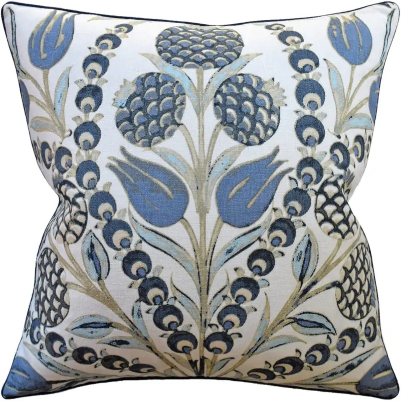 Cornelia Aqua and Blue Pillow by Ryan Studio