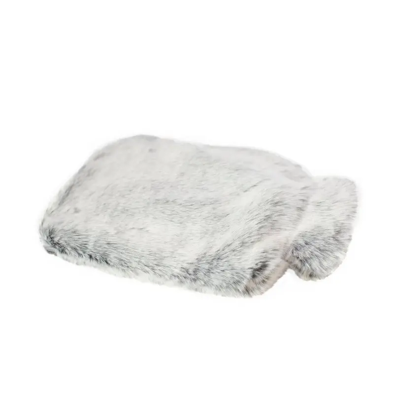 Glacier Faux Fur Hot Water Bottle by Evelyne Prlonge