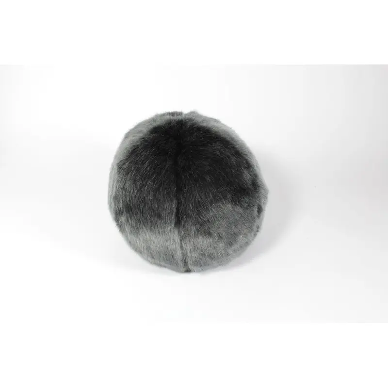 Grey Faux Fur Snowball by Evelyne Prlonge