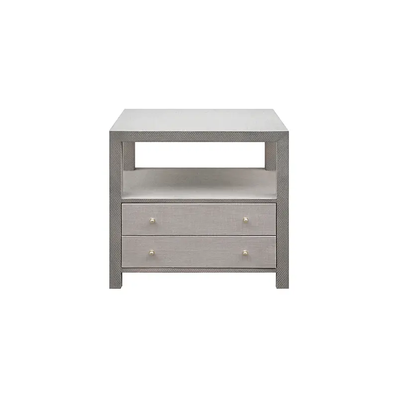 Hattie Grey Side Table by Worlds Away