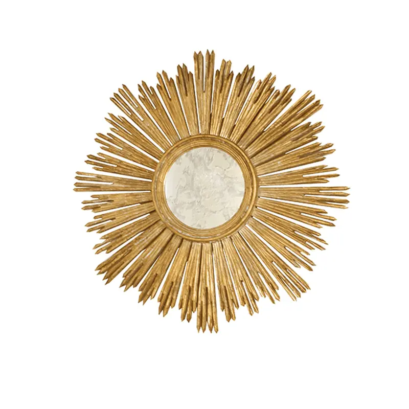 Margeaux Gold Starburst Mirror by Worlds Away