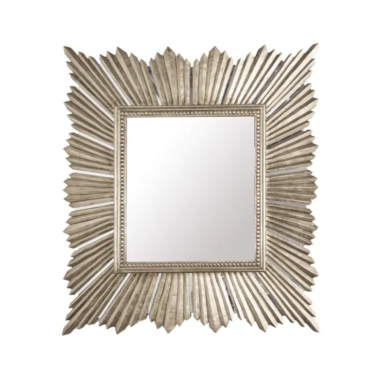 Raymond Silver Sunburst Mirror by Worlds Away