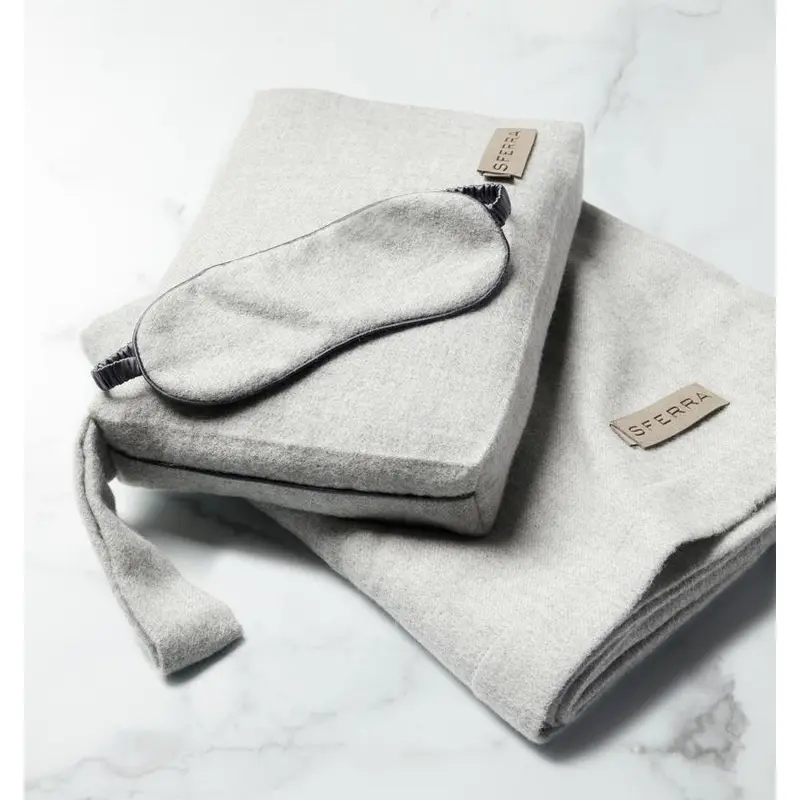 Viaggio Grey Luxury Travel Set by Sferra