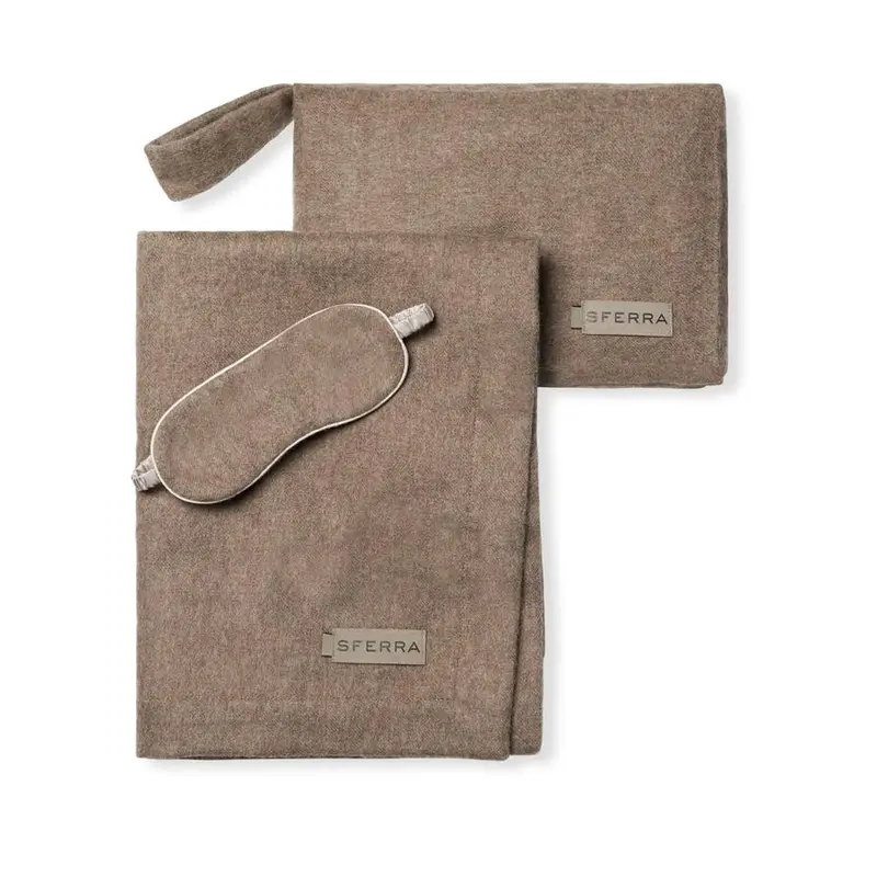 Viaggio Mocha Luxury Travel Set by Sferra