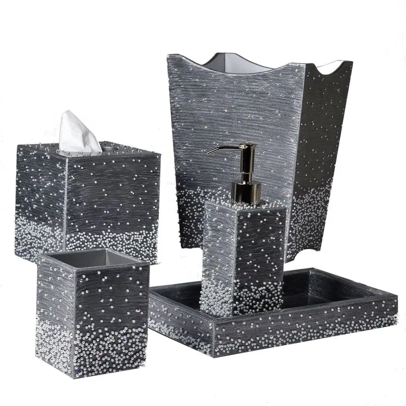 Caviar Platinum & Silver Bath Accessories