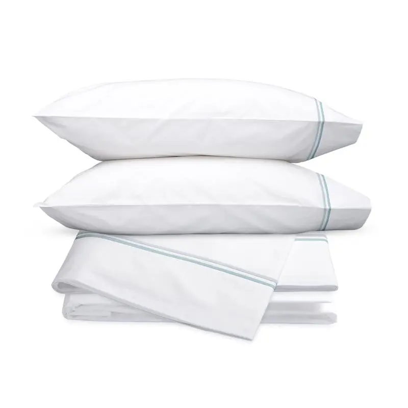 Essex Pool Embroidered Hotel Sheet Set by Matouk