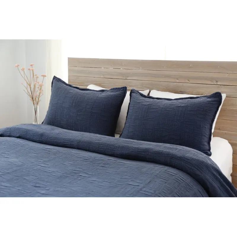 Harbour Navy Coverlet by Pom Pom at Home