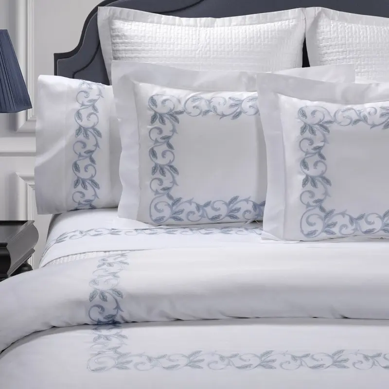 Marina Embroidered Bedding by Dea Fine Linens