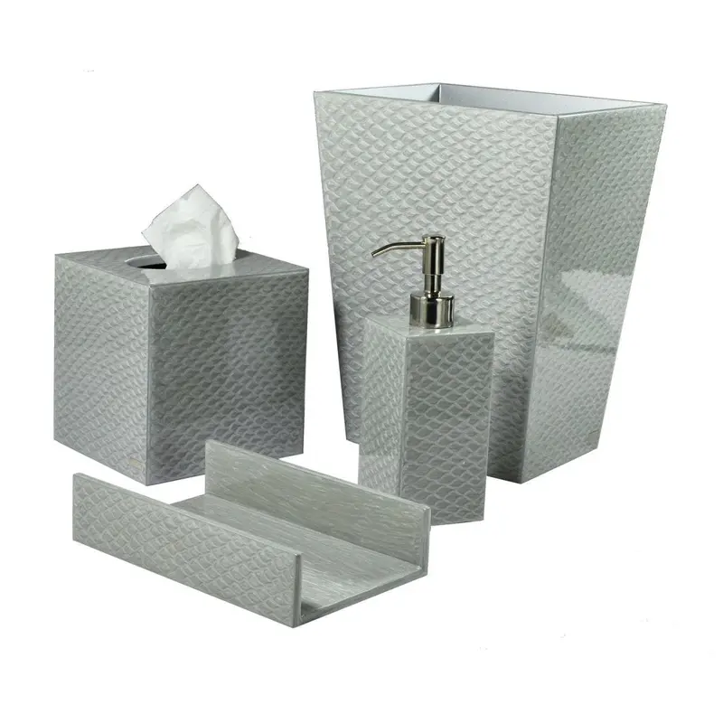 Pacific Fine Silver Bath Accessories by Mike + Ally