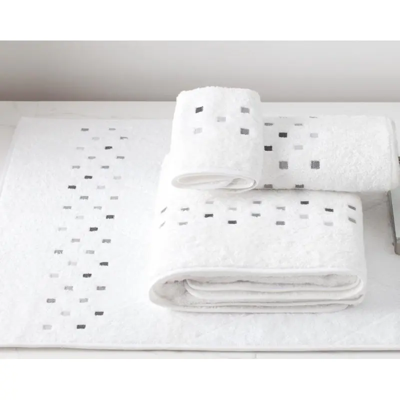Minerva Embroidered Bath Towels by Dea Linens