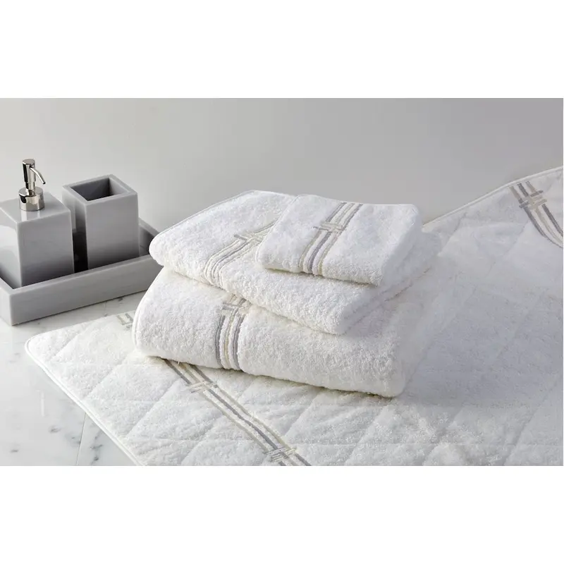 Panama Embroidered Bath Towels by Dea Linens