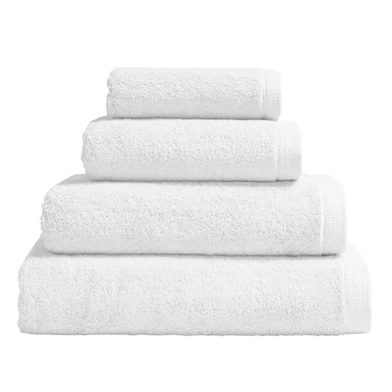 Essentiel White Bath Towels by Alexandre Turpault