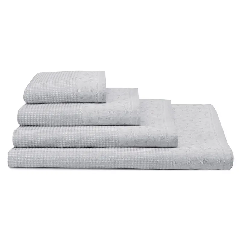 Lula Pearl Linen Towels by Le Jacquard Franais