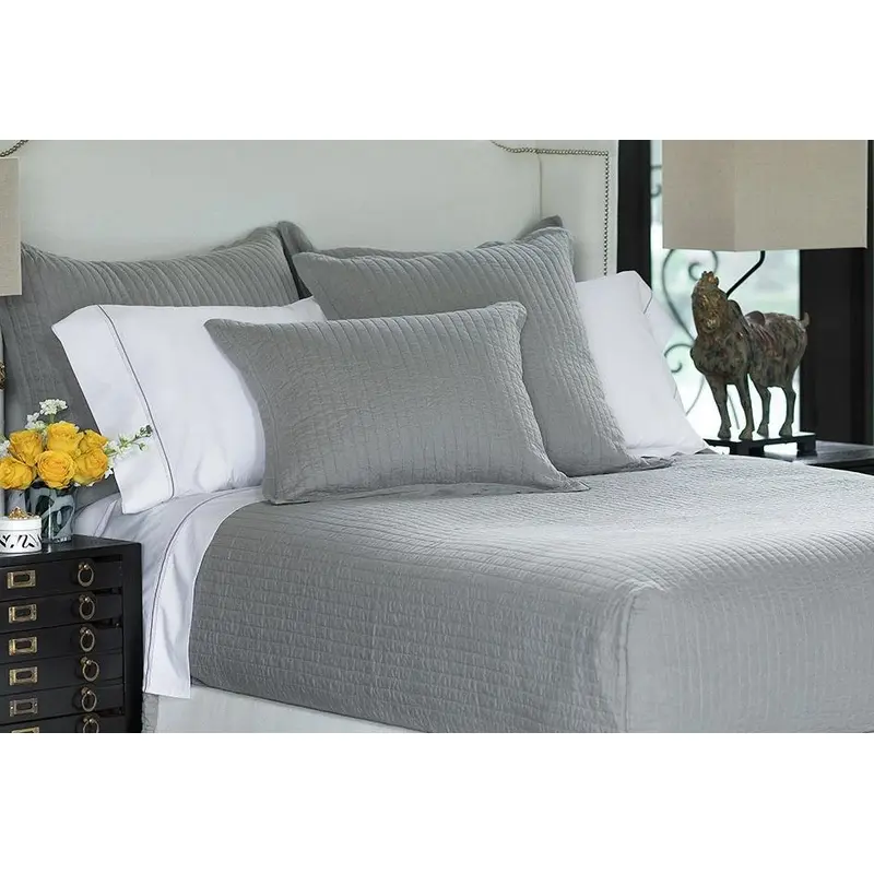 Tessa Light Grey Coverlet & Pillows by Lili Alessandra
