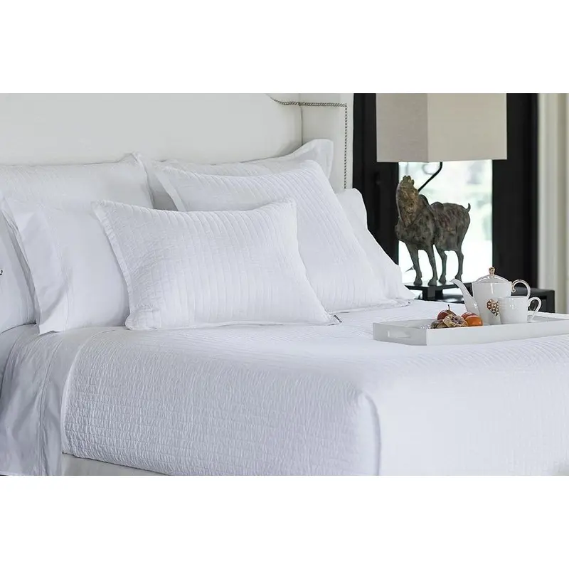 Tessa White Coverlet & Pillows by Lili Alessandra