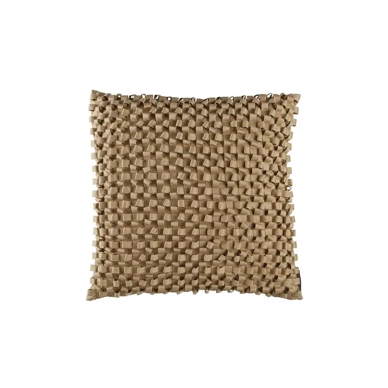 Ecru Ribbon Pillow by Lili Alessandra