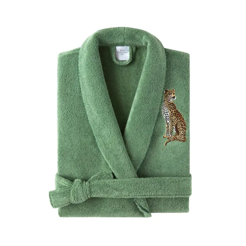 Contes Shawl Collar Bathrobe (Women's) by Yves Delorme