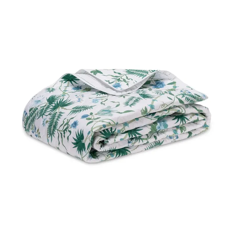 Palmyra Emerald Quilted Collection | Matouk Schumacher