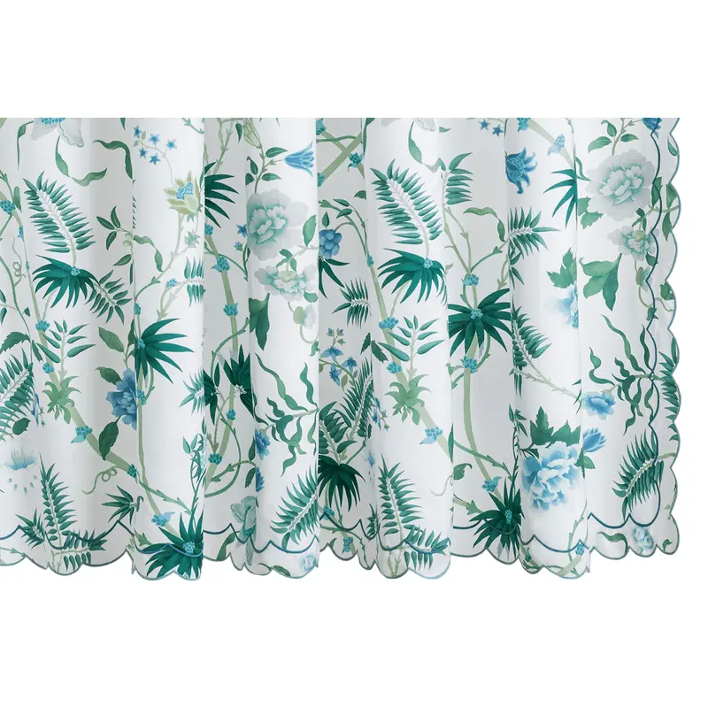 Palmyra Shower Curtain in Emerald | Matouk Schumacher