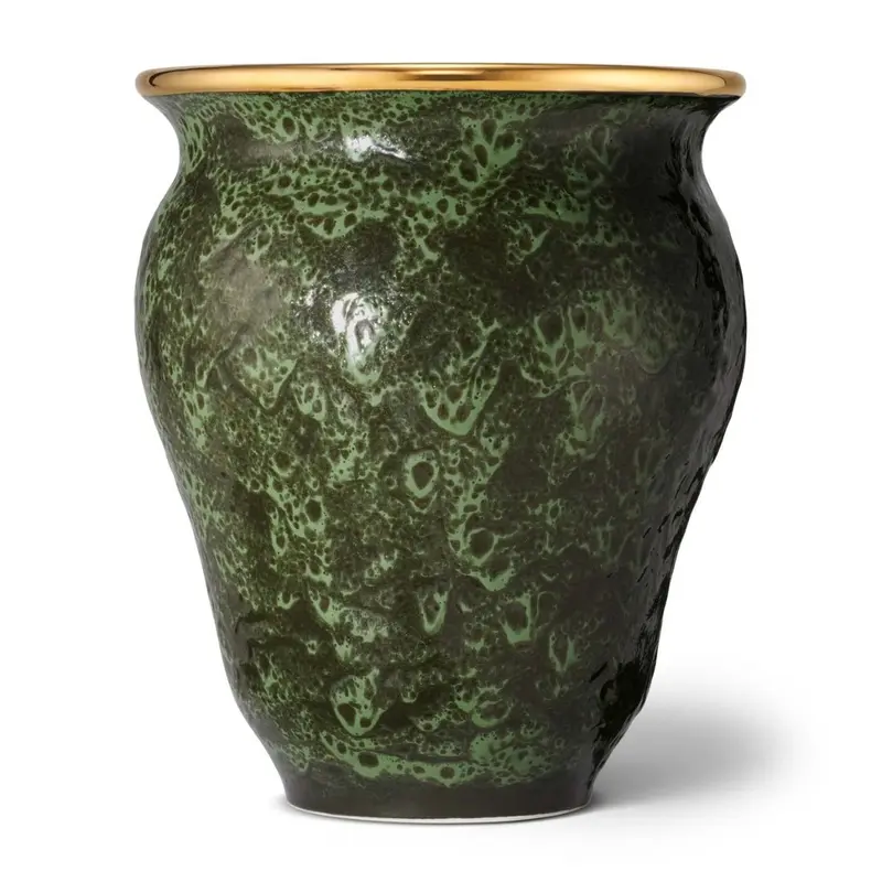 Rimara Large Vase in Cypress by AERIN