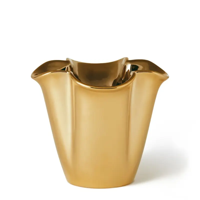 Gilded Clover Small Vase by AERIN