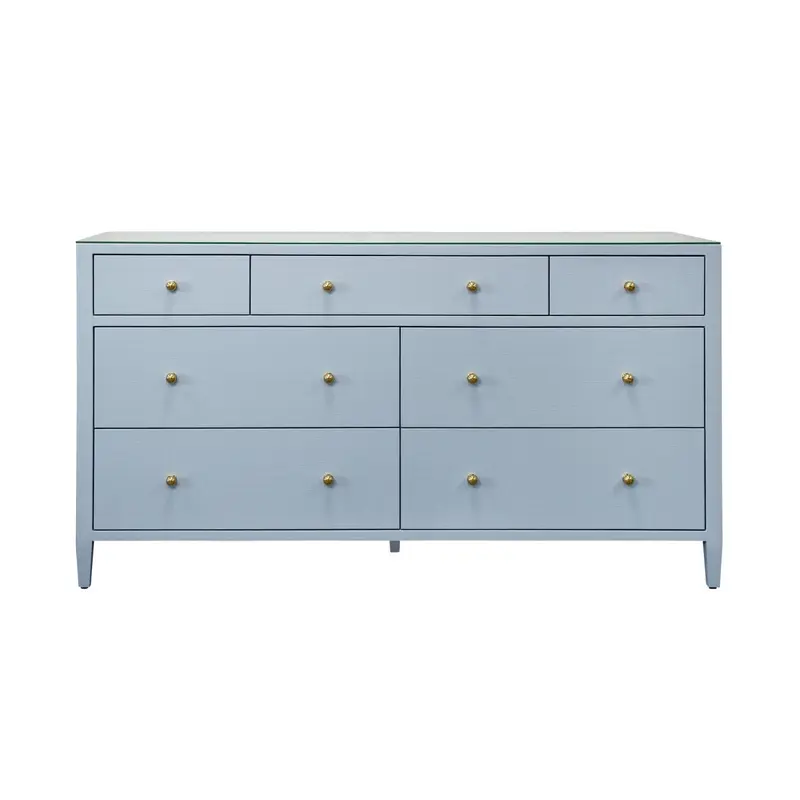 Carnegie Light Blue Cabinet by Worlds Away