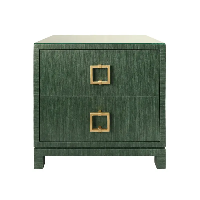 Cole Green Side Table by Worlds Away