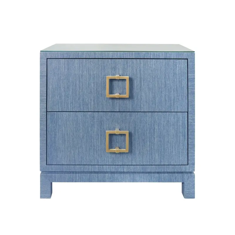Cole Blue Side Table by Worlds Away