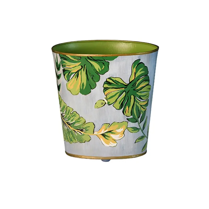 Tropics Wastebasket by Worlds Away
