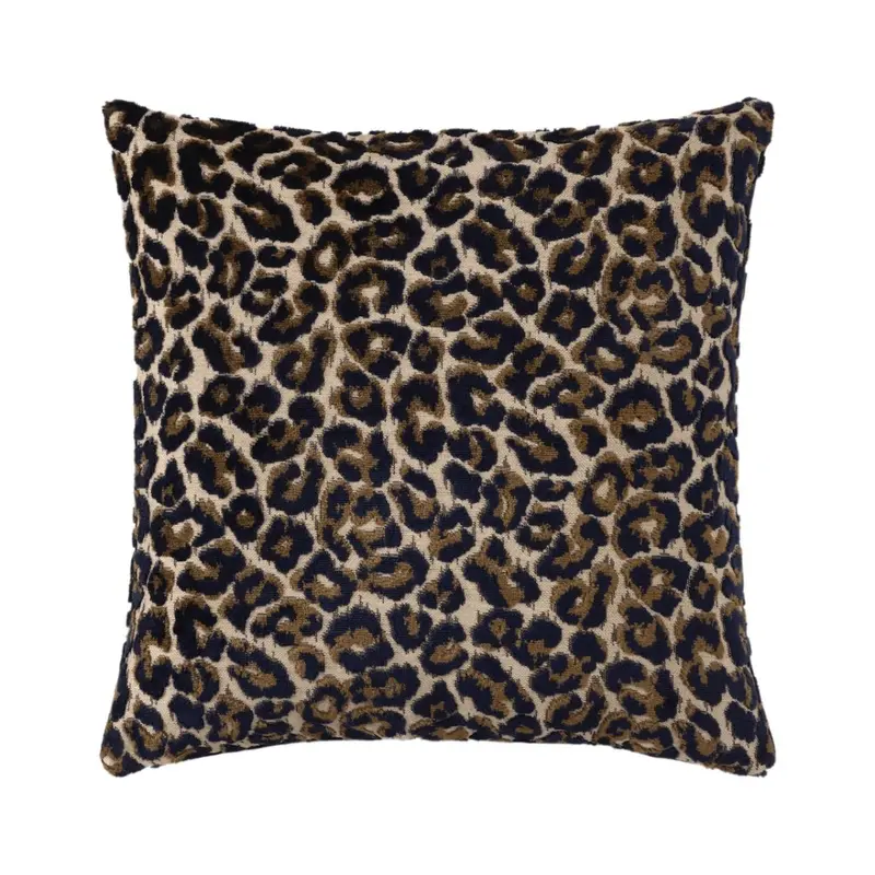 Leopard Nuit Decorative Pillows by Yves Delorme
