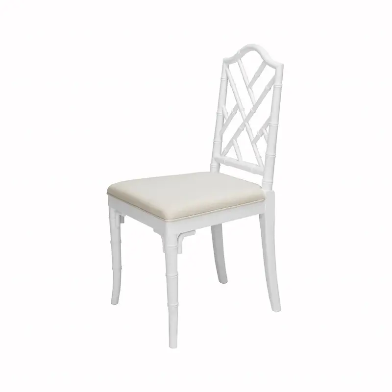 Fairfield White Dining Chair by Worlds Away