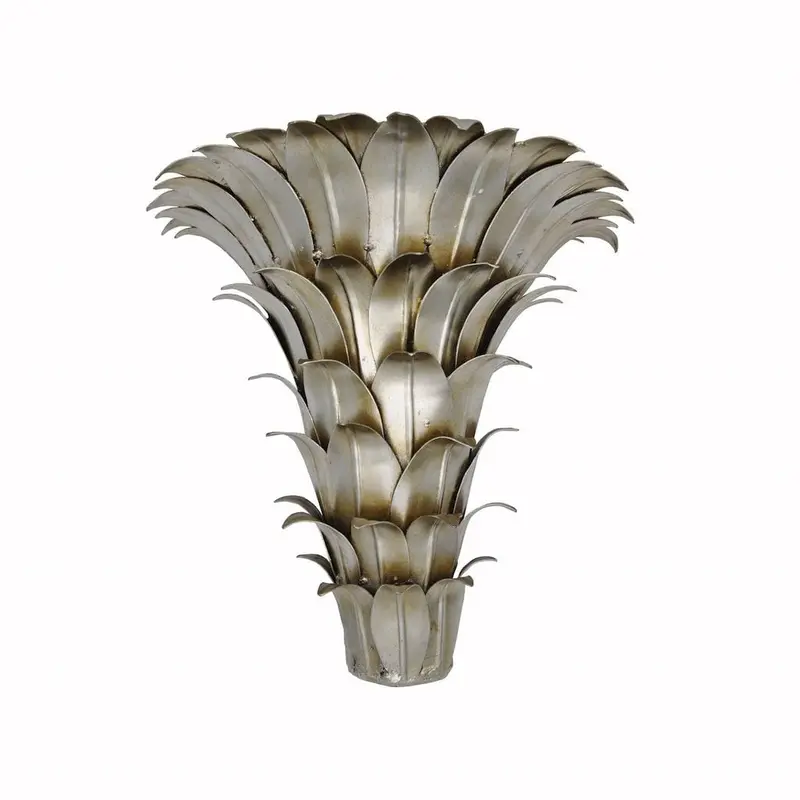 Mariana Silver Leaf Wall Bracket by Worlds Away