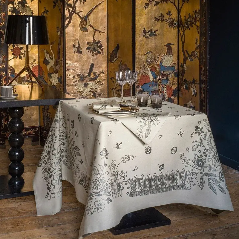 Haute Couture Cavier Table Linens by Le Jacquard Franais