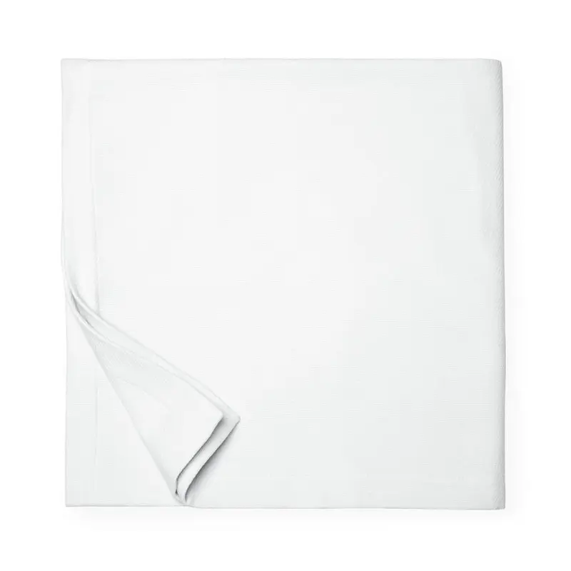 Allegra White Blanket by Sferra