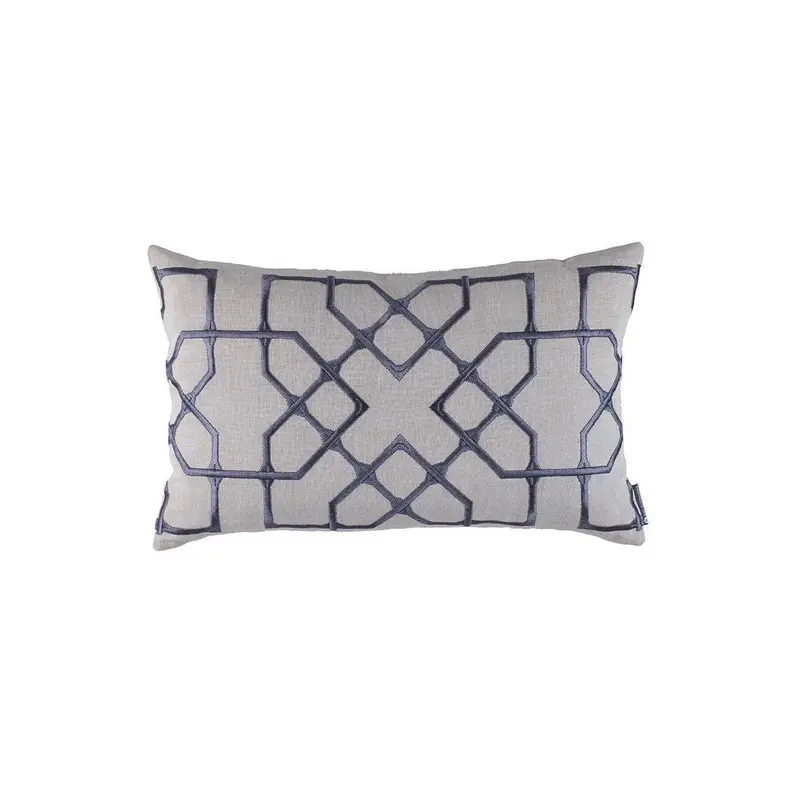 Franco Grey Lumbar Pillow by Lili Alessandra