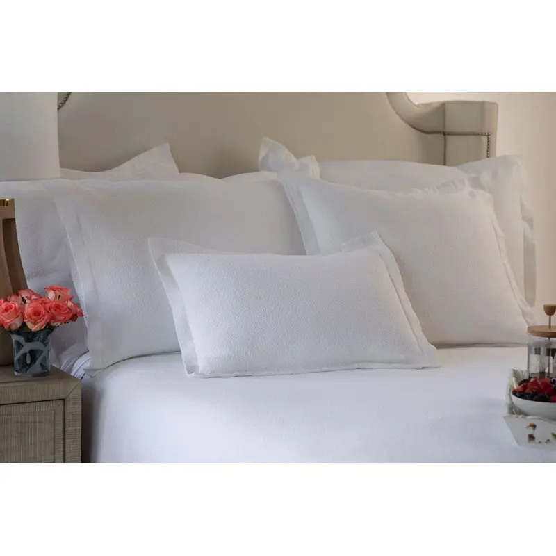 Gigi White Matelass Coverlets by Lili Alessandra