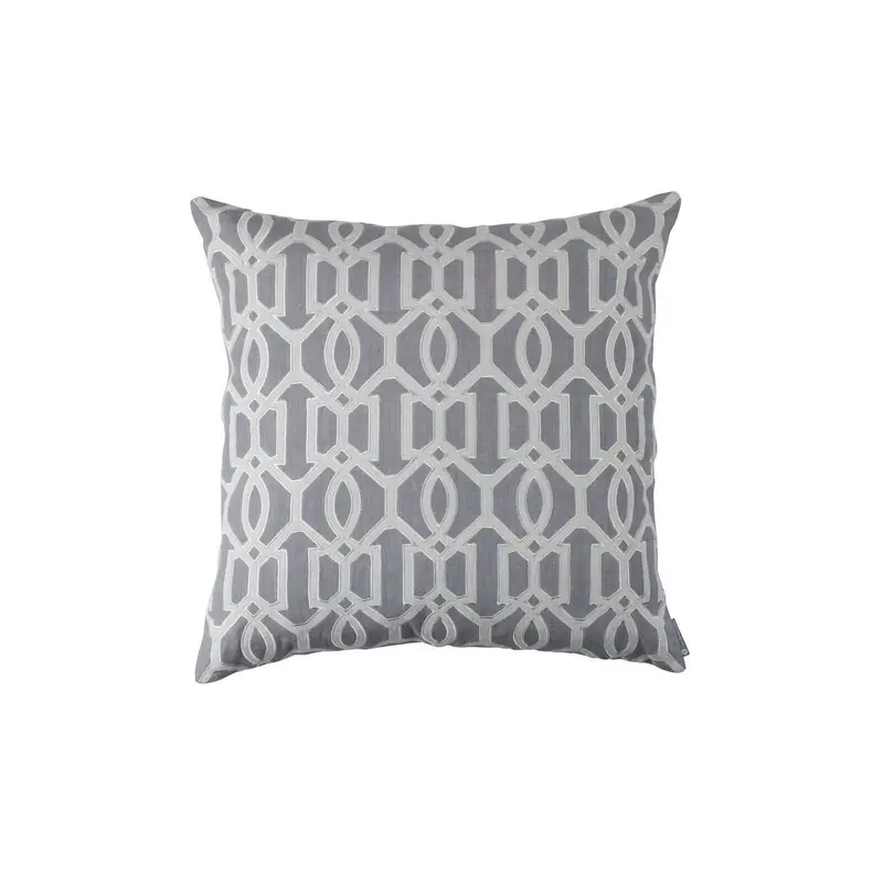 Bracelet Grey Decorative Pillow by Lili Alessandra