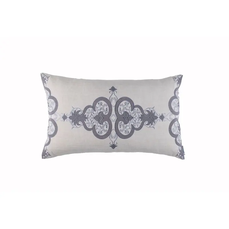 Nina Grey Large Boudoir Pillow by Lili Alessandra