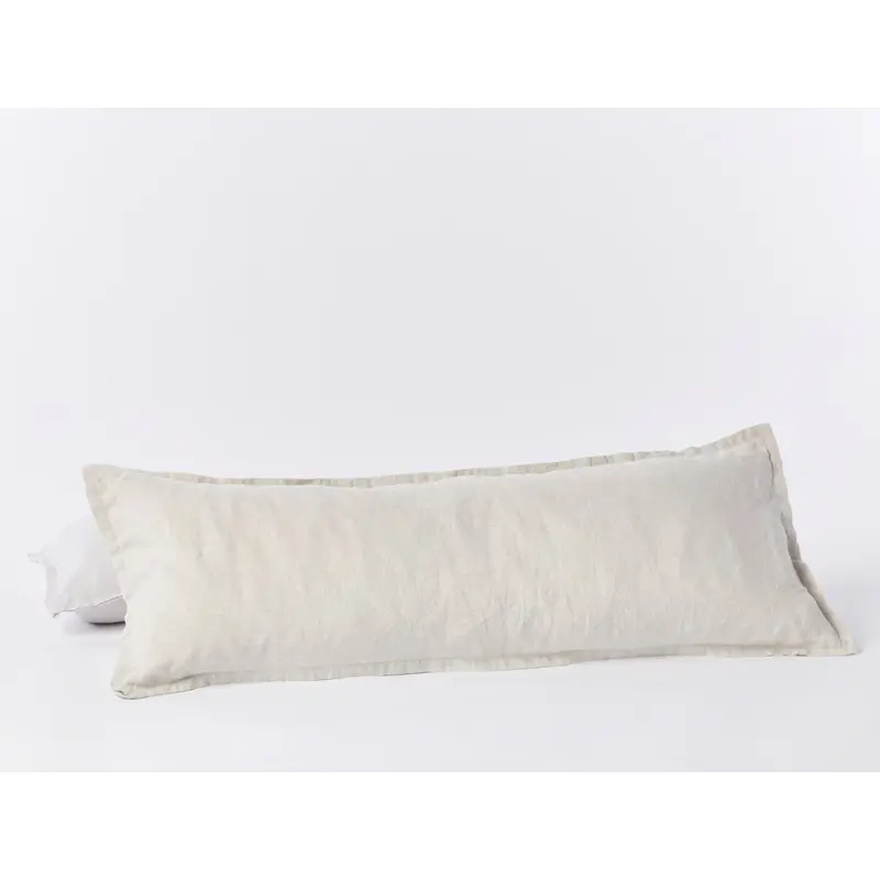 Natural Organic Relaxed Linen Lumbar Pillow Cover