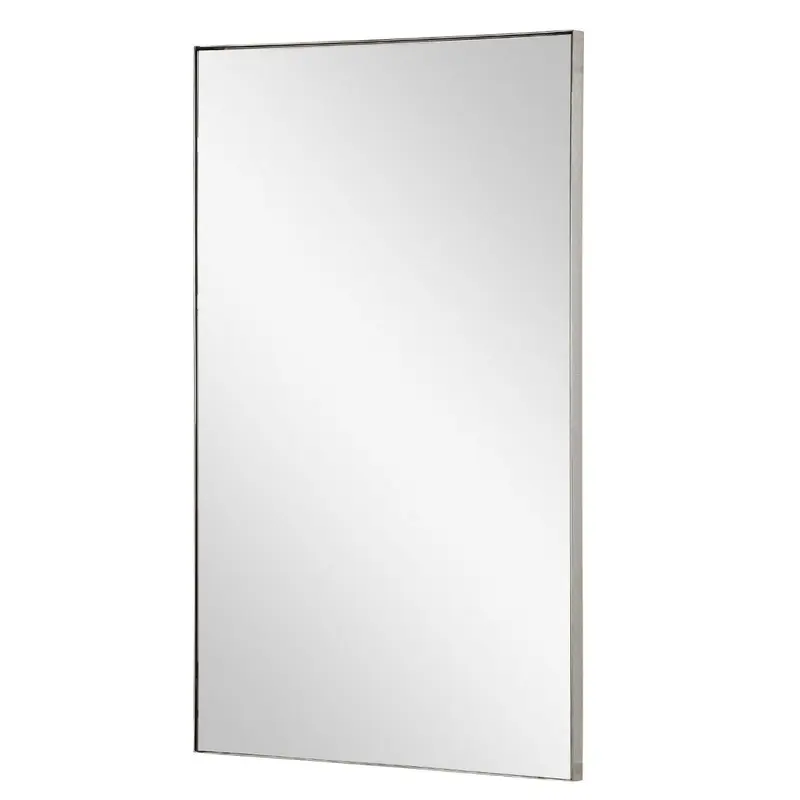 Polished Stainless Steel Wall Mirror by Mirror Home
