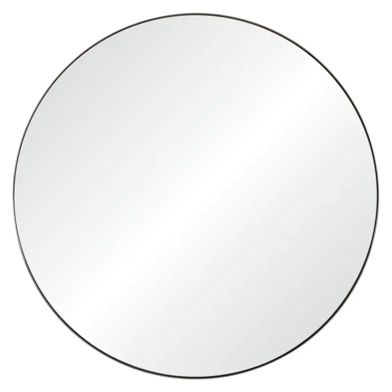 Round Stainless Steel Wall Mirror by Mirror Home