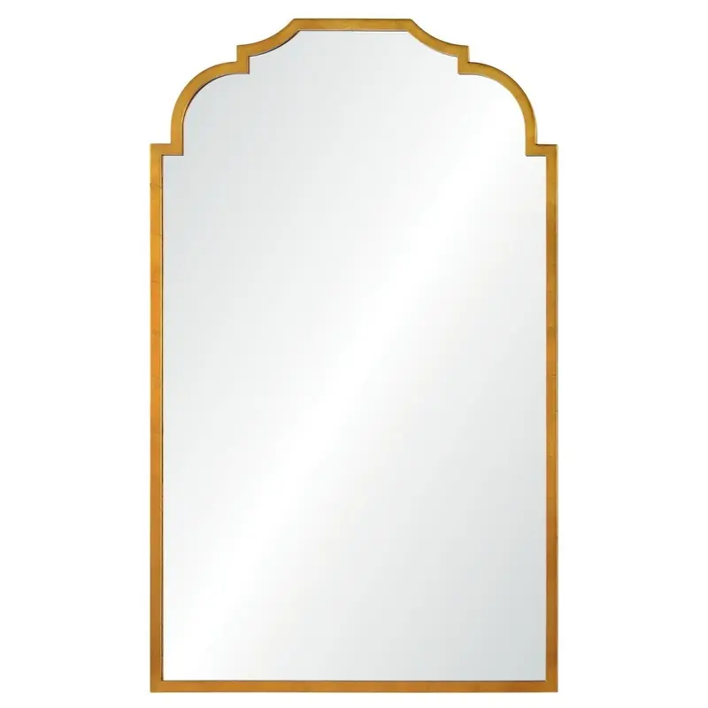 Arc de Triomphe Distressed Gold Mirror by Barclay Butera