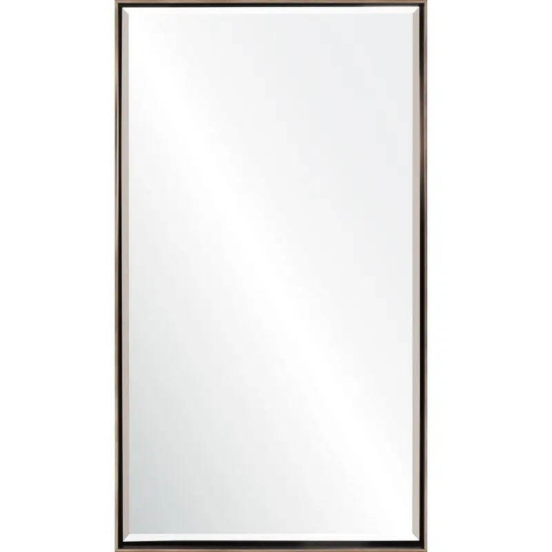 Dalton Alloy Champagne Mirror by Barclay Butera