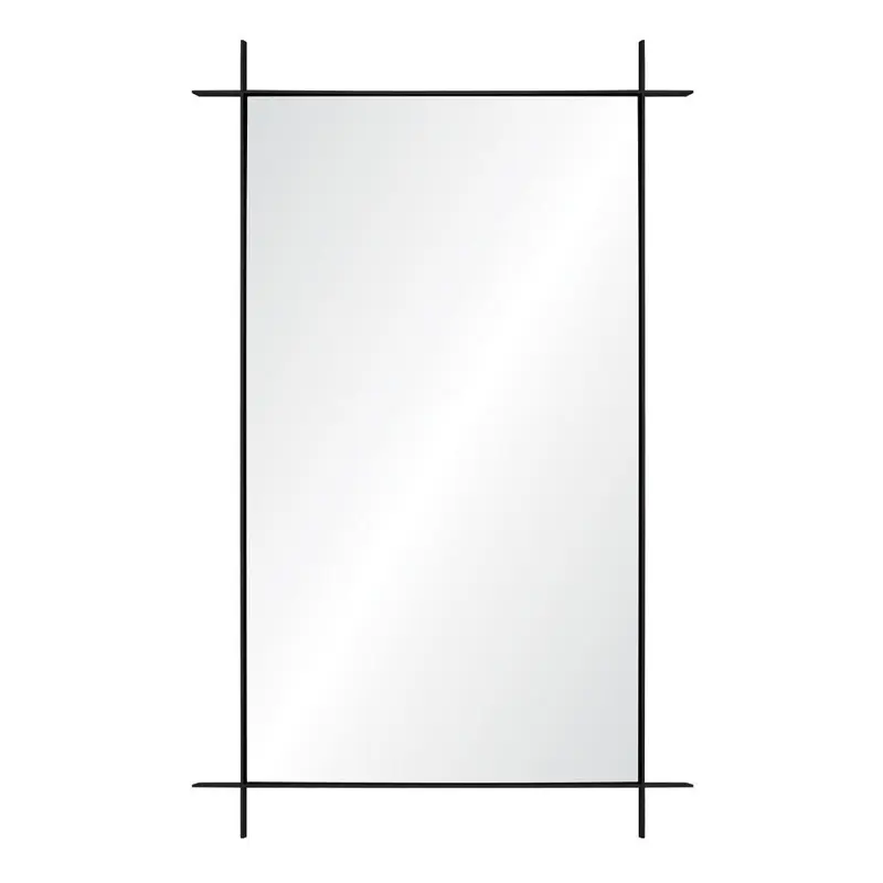 Sienna Black Nickel Wall Mirror by Barclay Butera