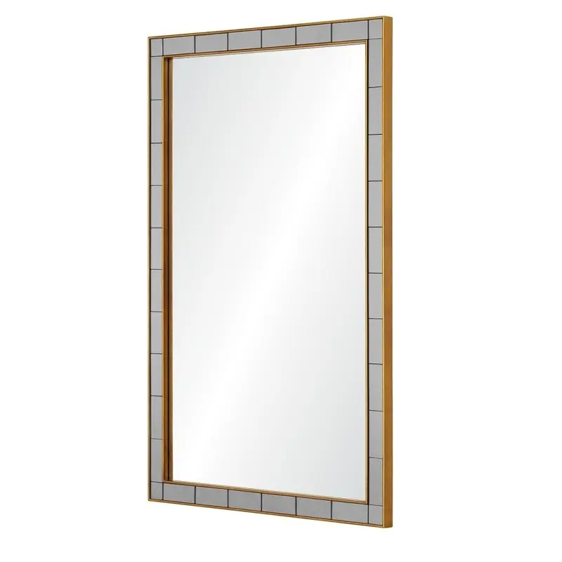 Cedric Gold Speckle & Grey Mirror by Bunny Williams